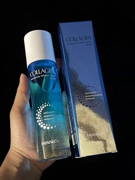 Колагеновий зволожуючий та відбілюючий тонер для обличчя Fayankou Collagen Moisturize Whiten Toner - зображення 2