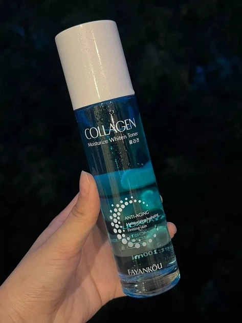Колагеновий зволожуючий та відбілюючий тонер для обличчя Fayankou Collagen Moisturize Whiten Toner - зображення 3