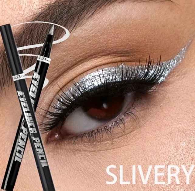 Підводка для очей Silvery Glitter Pen - Фото 1 Підводка для очей Silvery Glitter Pen - зображення 1