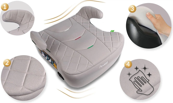 Автокрісло Nukido Louis сидіння для дітей 22 - 36 кг Isofix (5903890629830)  - зображення 6