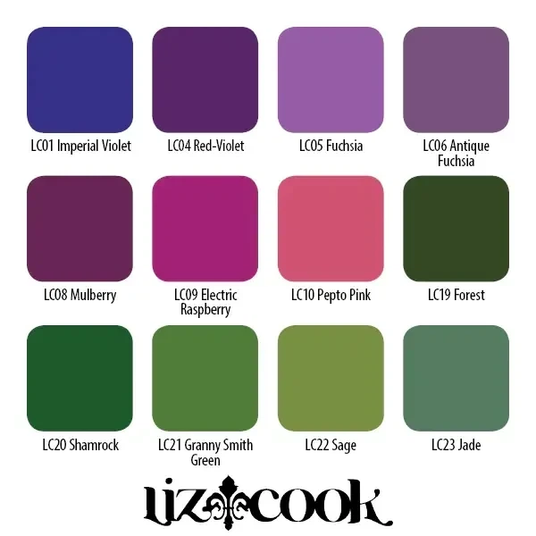 Набор тату красок Liz Cook Series 12 Colors Eternal по 30 мл - изображение 2
