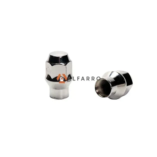 Гайка колісна A411448 ЕТ Cr M14X1,50 Хром висота 36,6 мм Конус з носиком(D=15,5мм), закр., ключ 19мм - зображення 2