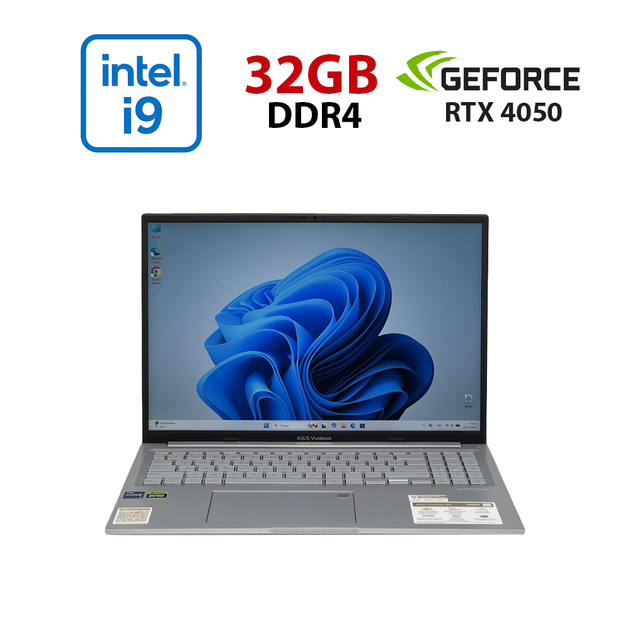 Ігровий ультрабук Asus Vivobook Pro 16X K3605V / 16" (1920x1200) IPS / Intel Core i9-13900H (14 (20) ядер по 4,1 - 5,4 ГГц) / 32 ГБ DDR4 / 960 ГБ SSD / nVidia GeForce RTX 4050, 6 ГБ GDDR6, 96-біт / Веб-камера б/в - Фото 1 Ігровий ультрабук Asus Vivobook Pro 16X K3605V / 16" (1920x1200) IPS / Intel Core i9-13900H (14 (20) ядер по 4,1 - 5,4 ГГц) / 32 ГБ DDR4 / 960 ГБ SSD / nVidia GeForce RTX 4050, 6 ГБ GDDR6, 96-біт / Веб-камера б/в - зображення 1