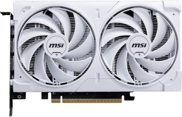 Відеокарта GeForce RTX 5060 8GB MSI Ventus 2X OC White (RTX 5060 8G VENTUS 2X OC WHITE) - зображення 2