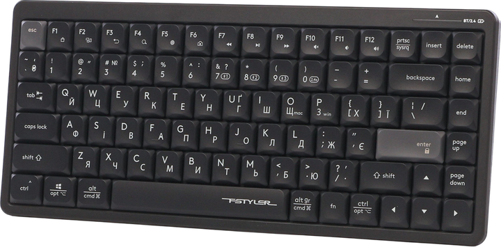 Клавіатура бездротова A4Tech FBX53C Black - Фото 3 Клавіатура бездротова A4Tech FBX53C Black - зображення 3