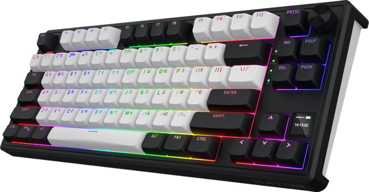 Клавиатура Hator Skyfall MAG Ultima 8K 80 Wireless RGB Black White (HTK3880UA) - изображение 2