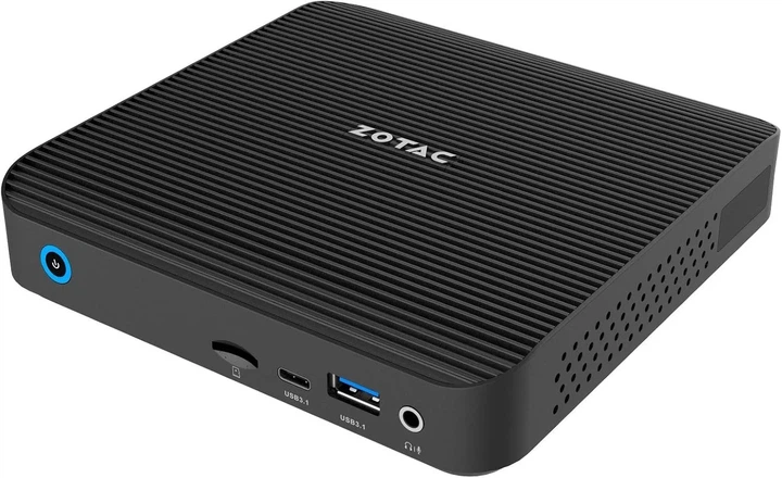 Mini PC Barebone ZOTAC ZBOX CI343 / Intel N100 / 1 x HDMI / 2 x LAN / Wi-Fi 6 / Bluetooth 5.2 / Черный (ZBOX-CI343-BE) - изображение 2