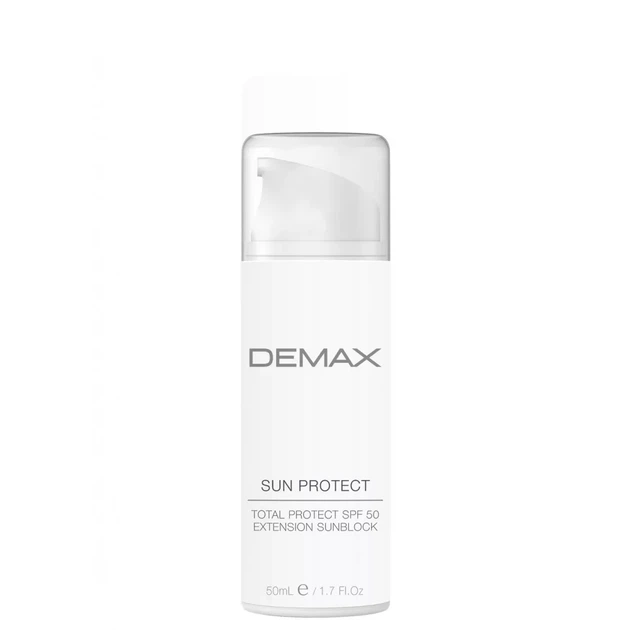 Захисний санблок SPF 50 - Demax Sun Protect Total Protect SPF 50-50 мл - Фото 1 Захисний санблок SPF 50 - Demax Sun Protect Total Protect SPF 50-50 мл - зображення 1