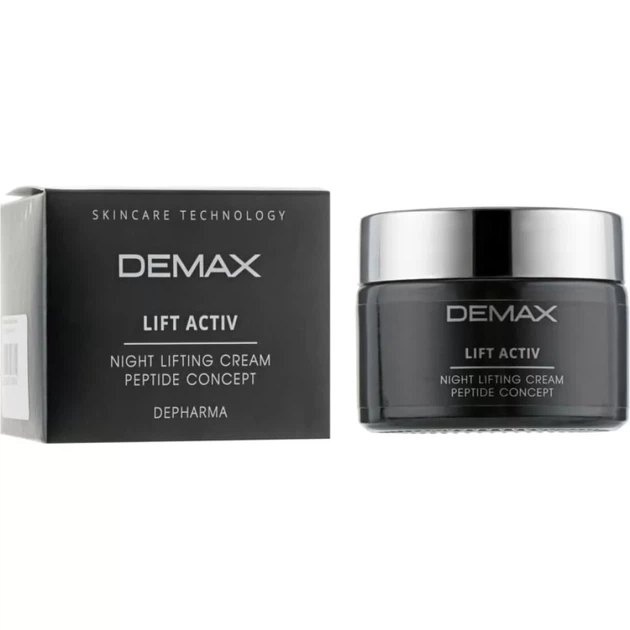 Поживний ліфтинг-крем "Пептид концепт" - Demax Lift Activ Night Lifting Cream Peptide Concept - 50ml - изображение 2