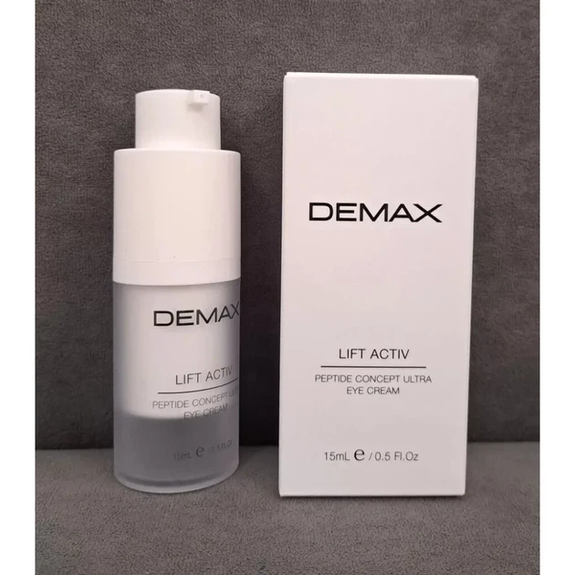 Заповнюючий пептидний крем під очі "Ліфт Актив" - Demax Lift Activ Eye Defense Cream Peptide Solution - 15ml - изображение 2