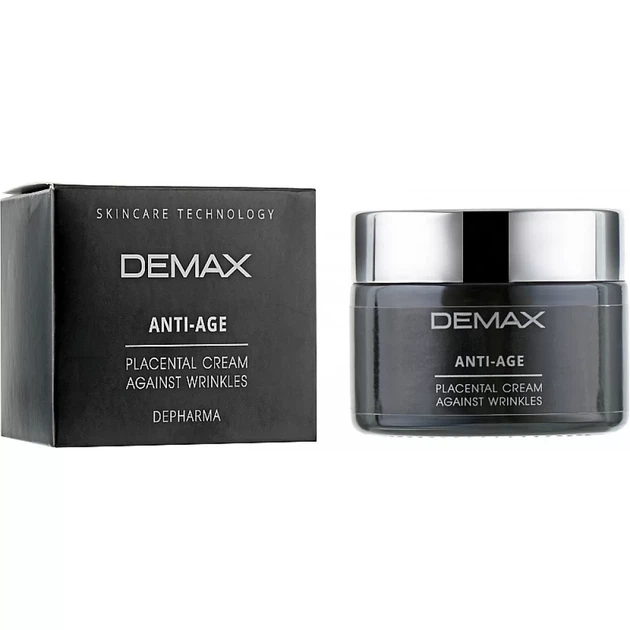 Плацентарний крем - Demax Placental Matrix Cream Wrinkles Control 50мл - изображение 2