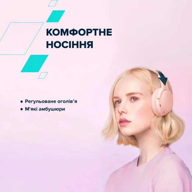 Наушники Canyon OnRiff 4 Bluetooth Pink (CNS-CBTHS4P) - изображение 5