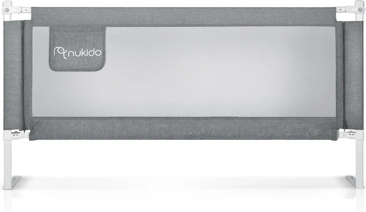 Захисний бортик для ліжка Nukido NK-227 сірий 200 см (5903890631918) - зображення 2