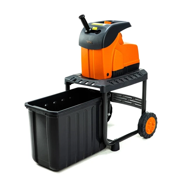 Садовый измельчитель GTM DS2800/45, 220В, 2800Вт, до 45мм, ножи, контейнер 60л (DS2800/45) - изображение 6