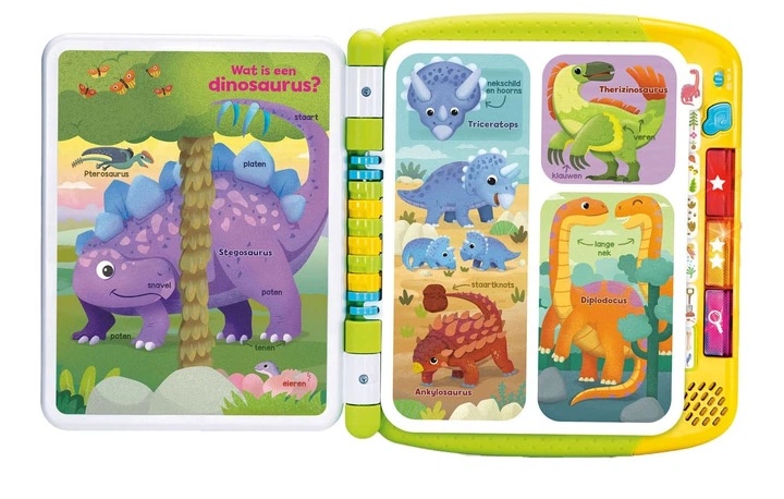 Książka interaktywna Vtech o dinozaurach 3830988 (3417766192233) - obraz 2