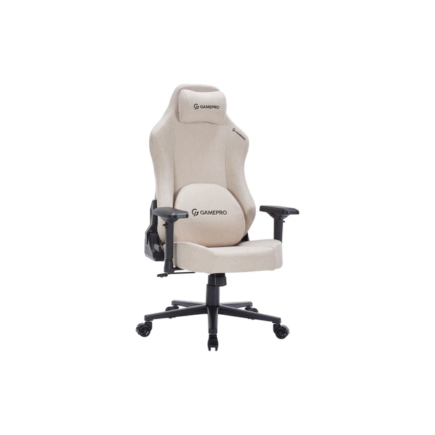 Кресло игровое GamePro FGC750G Size L Fabric Beige (FGC750G) - Фото 1 Кресло игровое GamePro FGC750G Size L Fabric Beige (FGC750G) - изображение 1