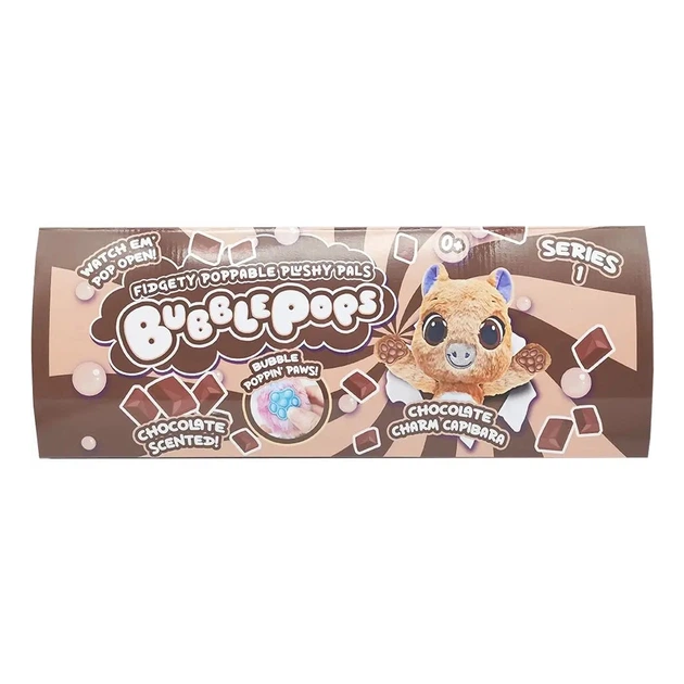 М'яка іграшка Bubble Pops Шоколадна капібара 20 см (2402005/11) - Фото 3 М'яка іграшка Bubble Pops Шоколадна капібара 20 см (2402005/11) - зображення 3