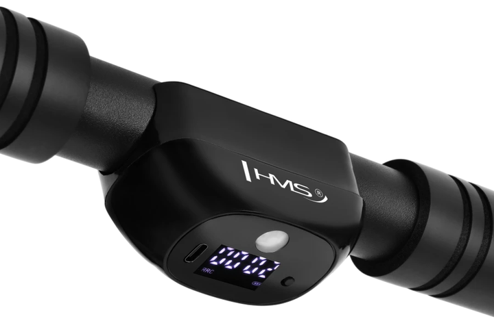 Турнік розсувний HMS DD500 з чотирикратною опорою та лічильником 77-95 см (5908261685262) - зображення 5