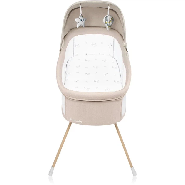 Ліжечко Lionelo приставна Malin Evo BEIGE NATURAL (LO-MALIN EVO BEIGE NATURAL) - зображення 2