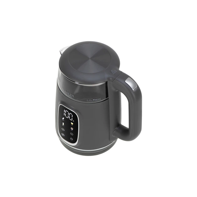 Електрочайник Adler AD 1305 grey - зображення 2