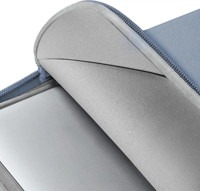 Etui na laptopa Uniq Cyprus Textured Neoprene Water-Resistant 14" Cloud Blue (8886463690697) - obraz 4