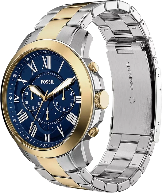 Мужские часы Fossil Grant Chronograph FS6132 - Фото 3 Мужские часы Fossil Grant Chronograph FS6132 - изображение 3