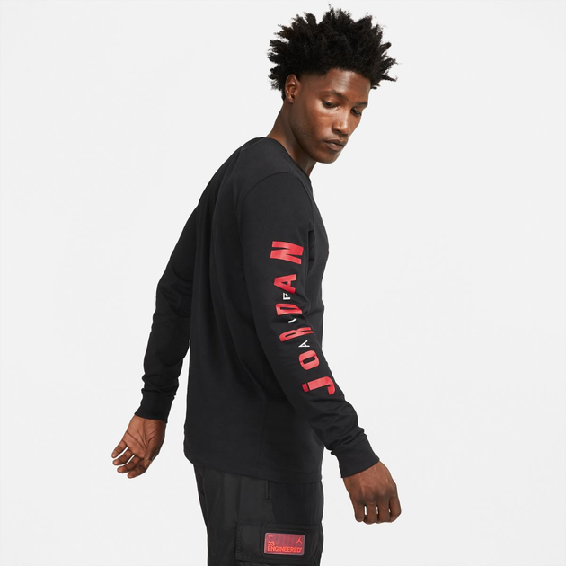Лонгслив Air Jordan Aj6 Graphic Long Sleeve Men’S T-Shirt Black DD5231-010 S - Фото 3 Лонгслив Air Jordan Aj6 Graphic Long Sleeve Men’S T-Shirt Black DD5231-010 S - изображение 3