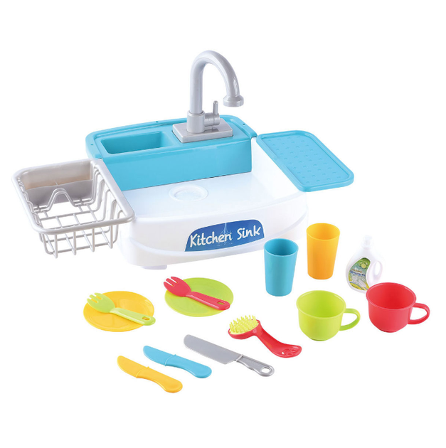 Zestaw do zabawy PlayGo zmywanie naczyń 18 elementów (4892401036087) - obraz 2