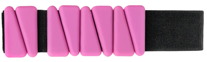 Obciążenia na kostki i nadgarstki HMS SNK01 silikonowe do ćwiczeń 2 x 0.5 kg (5908261680021) - obraz 4