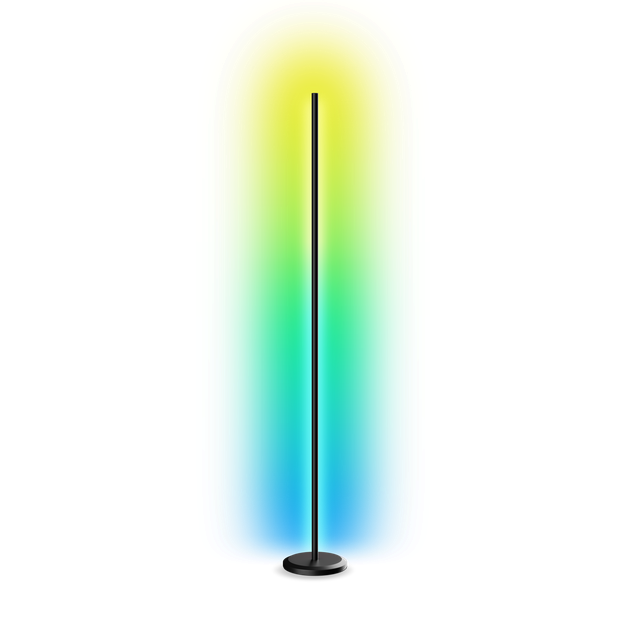 Торшер Nanoleaf Multicolor Floor Lamp чорний RGB LED Wi-Fi Matter 1700lm 16млн кольорів N7204K02-1FL - зображення 2