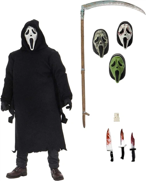 Коллекционная фигурка Ghostface — призрачное лицо из фильма «Крик» (Ultimate NECA, 18 см) - изображение 3