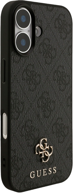 Панель Guess 4G Small Classic Logo MagSafe для Apple iPhone 17 Black (3666339490560) - зображення 4