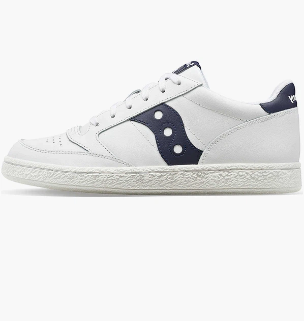 Чоловічі низькі кеди Saucony Jazz Court S70759-5 шкіряні повсякденні кросівки Розмір 44.5 білі з фіолетовим - Фото 1 Чоловічі низькі кеди Saucony Jazz Court S70759-5 шкіряні повсякденні кросівки Розмір 44.5 білі з фіолетовим - зображення 1