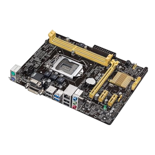 Материнская плата Asus H81M-E LGA 1150 (H81M-E) Б/У - изображение 2