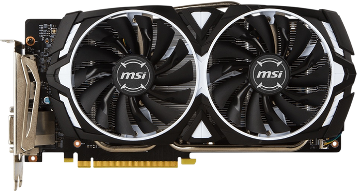 Відеокарта GeForce GTX 1060 3GB MSI Armor OCV1 (GTX 1060 ARMOR 3G OCV1) Б/В - изображение 2