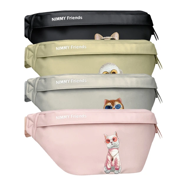 Сумка Nimmy Oblique Satchel Glasses Cool Series размеры (41×10×17.5см) Little Rich Woman/Розовый - изображение 2