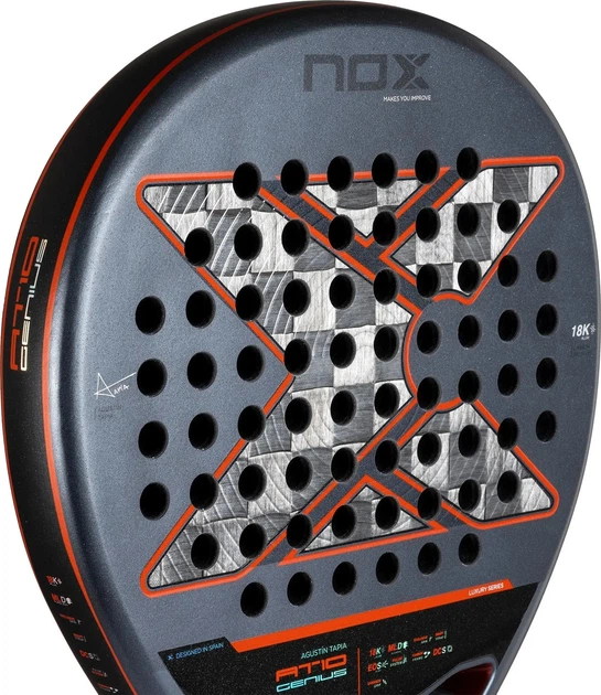 Rakieta do padla NOX AT10 Luxury GENIUS 18K Alum 2025 by Agustín Tapia PAT10GENIUS1825 (8436603199919) - obraz 7