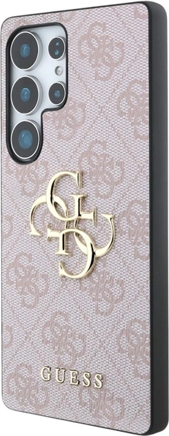 Etui Guess 4G Big Metal Logo do Samsung Galaxy S25 Ultra Pink (GUHCS25L4GMGPI) - obraz 2