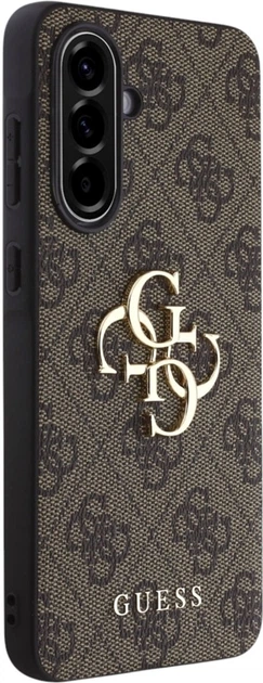 Etui Guess 4G Big Metal Logo do Samsung Galaxy A36 Brown (GUHCSA364GMGBR) - obraz 3