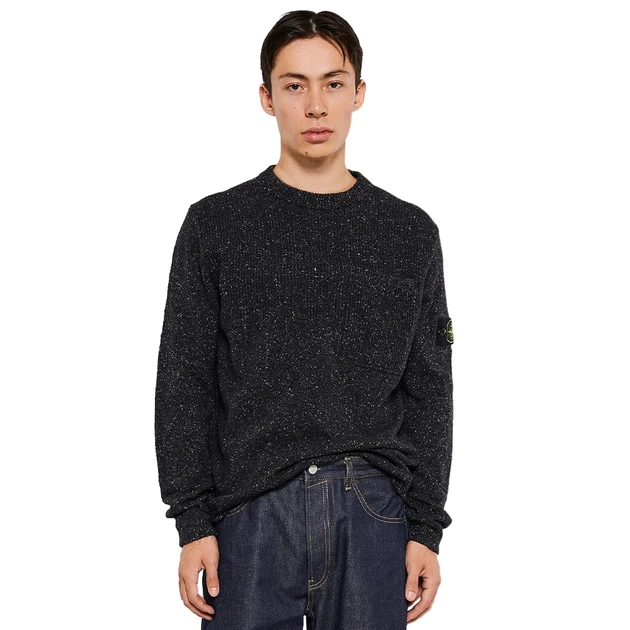 Stone Island Maglia Wool Crewneck 'Black' (8115562B1-V0029) - зображення 6