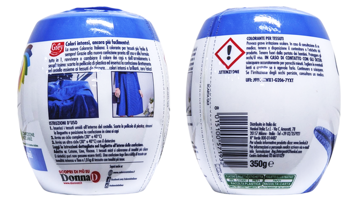 Фарба для одягу морський блакитний COLORERIA blu mare - изображение 2
