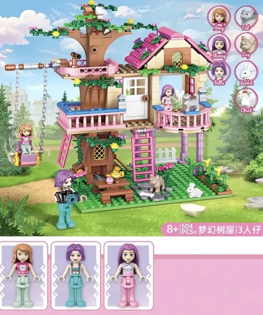 Большой Конструктор Friend (504 PCS) Dream Tree House (Дом мечты на дереве) - изображение 3
