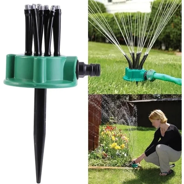 Распылитель для газона 360° Multifunctional Water Sprinklers (зелено-черного цвета) (MX-00007017) - изображение 3
