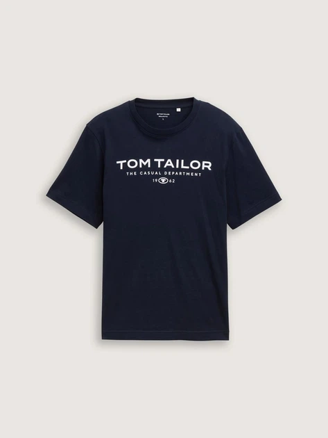 Футболка Tom Tailor 1045773 3XL Темно-синя - зображення 6