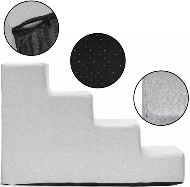 Schody dla psa Springos 60 x 30 x 40 cm PA0339 (5908455304740) - obraz 4