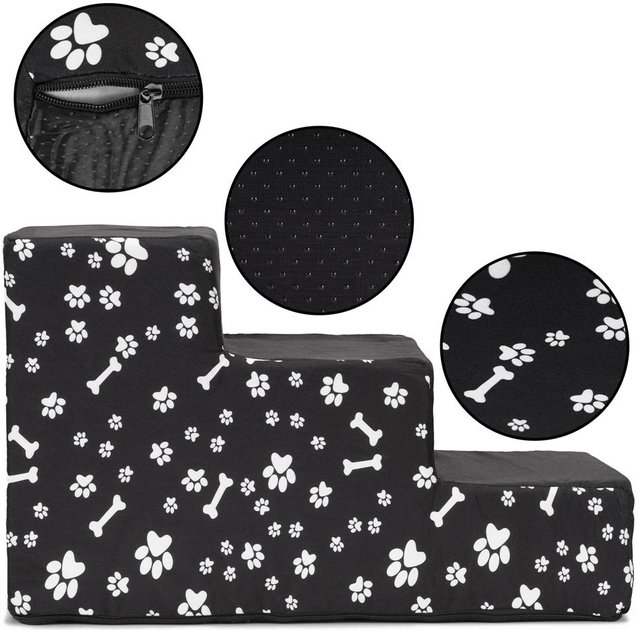 Schody dla psa Springos 50 x 30 x 30 cm PA0340 (5908455304757) - obraz 5