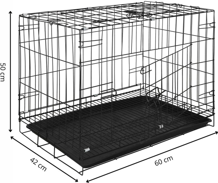 Klatka Springos dla małych psów lub kotów PA1019 (5907719433646) - obraz 9