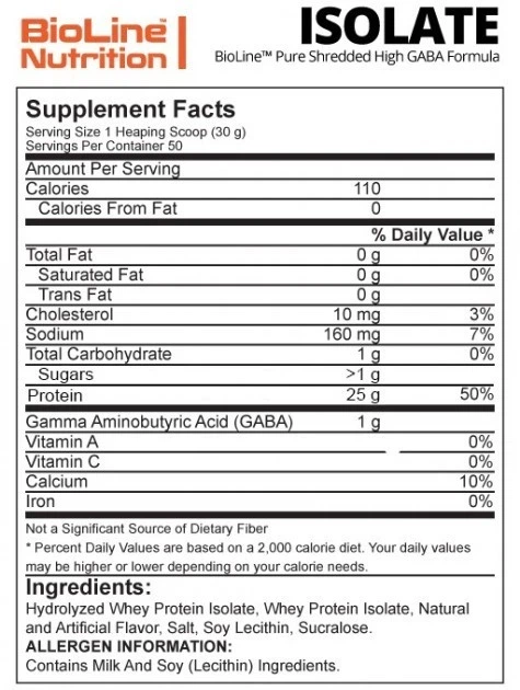 Ізолят Pure Shredded Isolate BioLine Nutrition 1500г Шоколад (Сироватковий протеїн 95%) - Фото 2 Ізолят Pure Shredded Isolate BioLine Nutrition 1500г Шоколад (Сироватковий протеїн 95%) - зображення 2