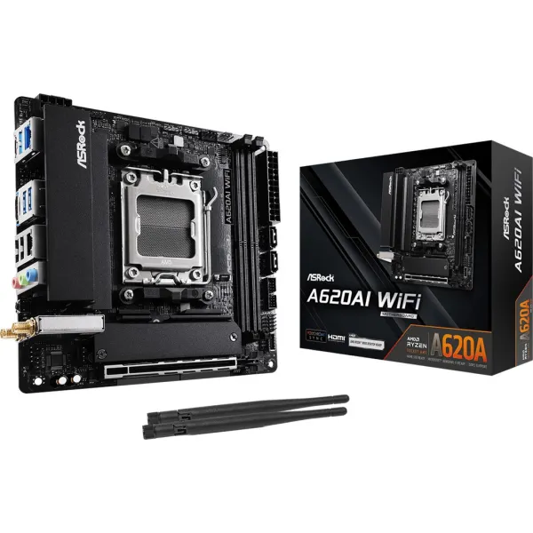 Материнська плата ASRock a620ai wifi (sAM5, amd a620a) - зображення 4