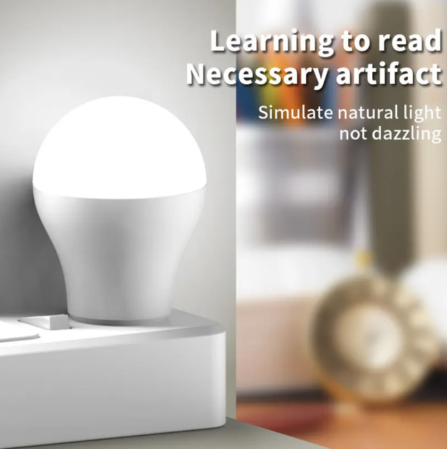 Cветодиодная USB лампа-фонарик груша ночник 1W USB LED Light Холодная - изображение 2